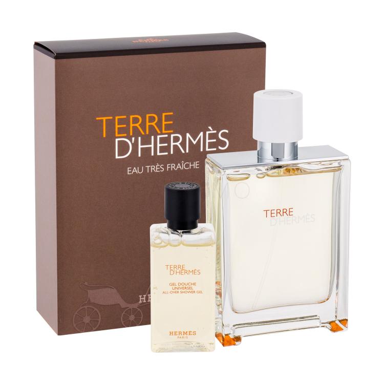 Hermes Terre d´Hermès Eau Tres Fraiche Poklon set toaletna voda 75 ml + gel za tuširanje 40 ml