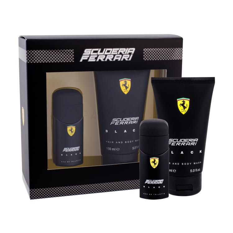 Ferrari Scuderia Ferrari Black Poklon set toaletní voda 30 ml + sprchový gel 150 ml