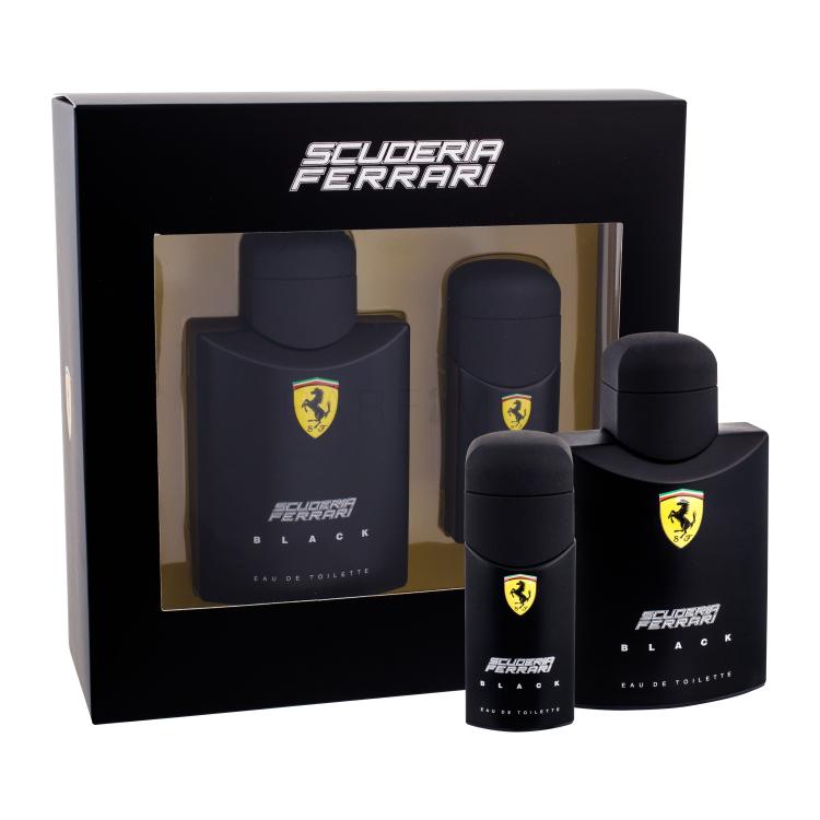 Ferrari Scuderia Ferrari Black Poklon set toaletna voda 125 ml + toaletní voda 30 ml