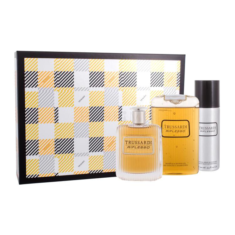 Trussardi Riflesso Poklon set toaletna voda 100 ml + gel za tuširanje 200 ml + dezodorans 100 ml