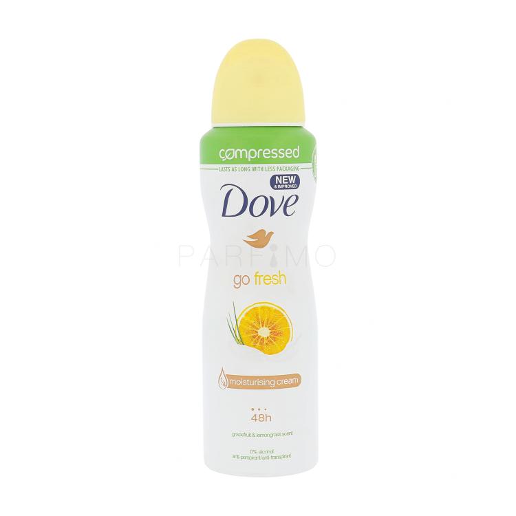 Dove Go Fresh Grapefruit &amp; Lemongrass 48h Antiperspirant za žene 125 ml