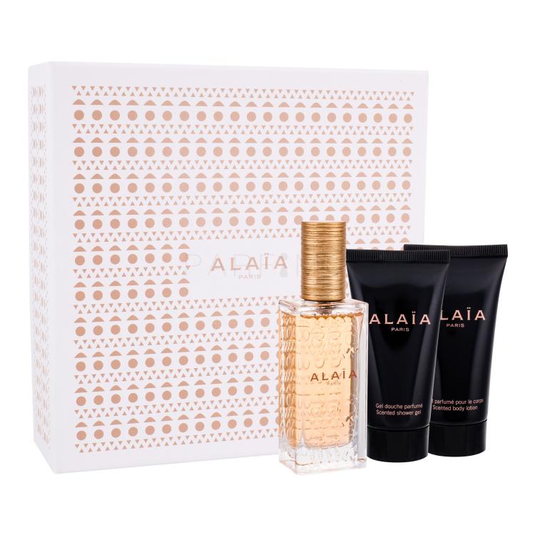 Azzedine Alaia Alaïa Blanche Poklon set parfemska voda 50 ml + losion za tijelo 50 ml + gel za tuširanje 50 ml