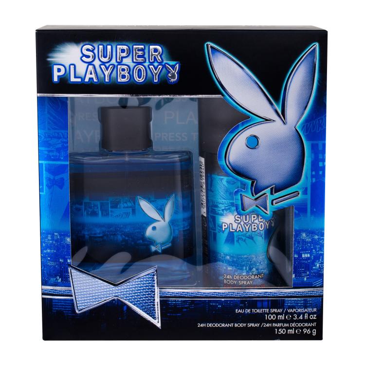 Playboy Super Playboy For Him Poklon set toaletna voda 100 ml + dezodorans 150 ml
