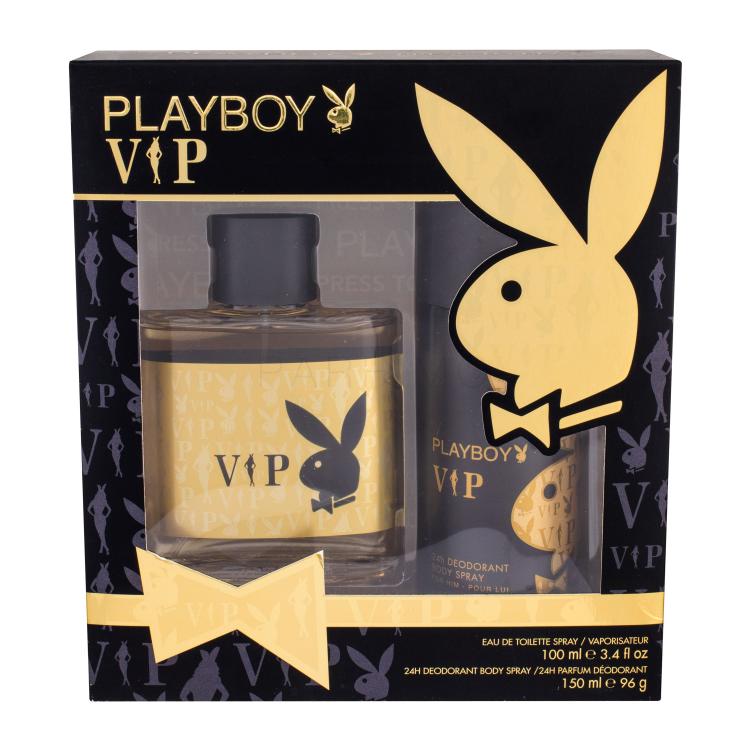 Playboy VIP For Him Poklon set toaletna voda 100 ml + dezodorans 150 ml