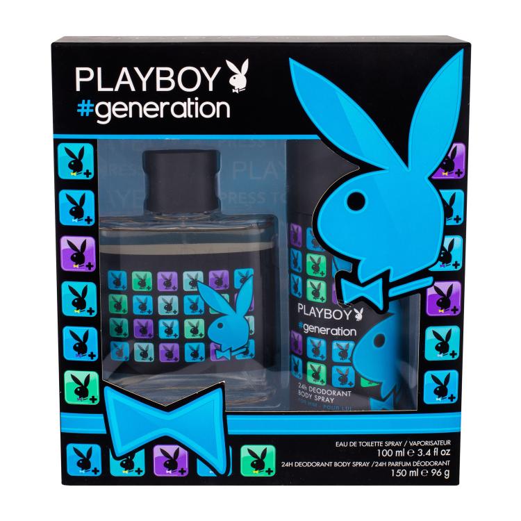 Playboy Generation For Him Poklon set toaletna voda 100 ml + dezodorans 150 ml