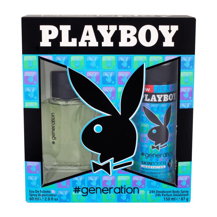Playboy Generation For Him Poklon set toaletna voda 60 ml + dezodorans 150 ml