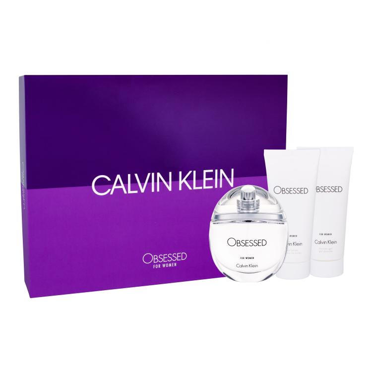 Calvin Klein Obsessed For Women Poklon set parfemska voda 100 ml + losion za tijelo 100 ml + gel za tuširanje 100 ml