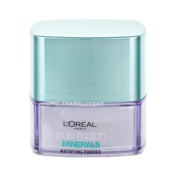 L&#039;Oréal Paris True Match Minerals Puder u prahu za žene 10 g Nijansa Translucent