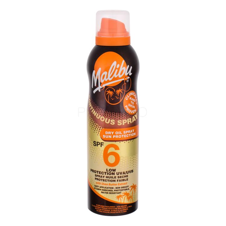 Malibu Continuous Spray Dry Oil SPF6 Proizvod za zaštitu od sunca za tijelo 175 ml