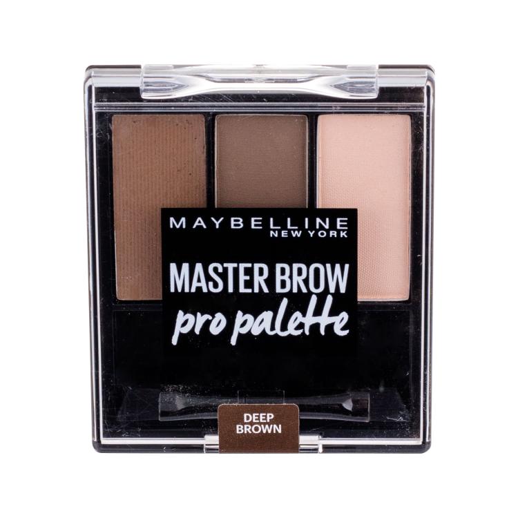 Maybelline Master Brow Pro Palette Paletica za obrve za žene 6 g Nijansa Deep Brown