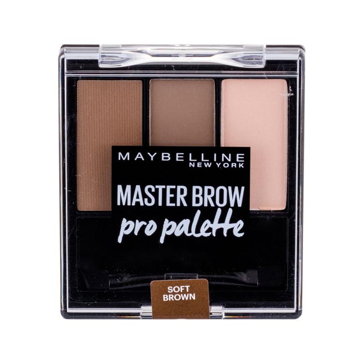 Maybelline Master Brow Pro Palette Paletica za obrve za žene 6 g Nijansa Soft Brown