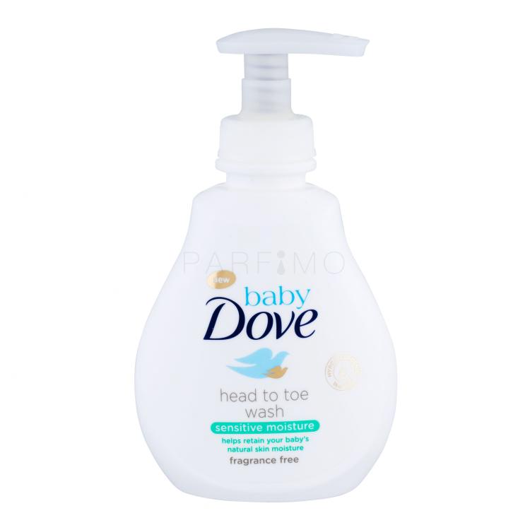 Dove Baby Sensitive Moisture Head To Toe Wash Pjenasta kupka za djecu 200 ml