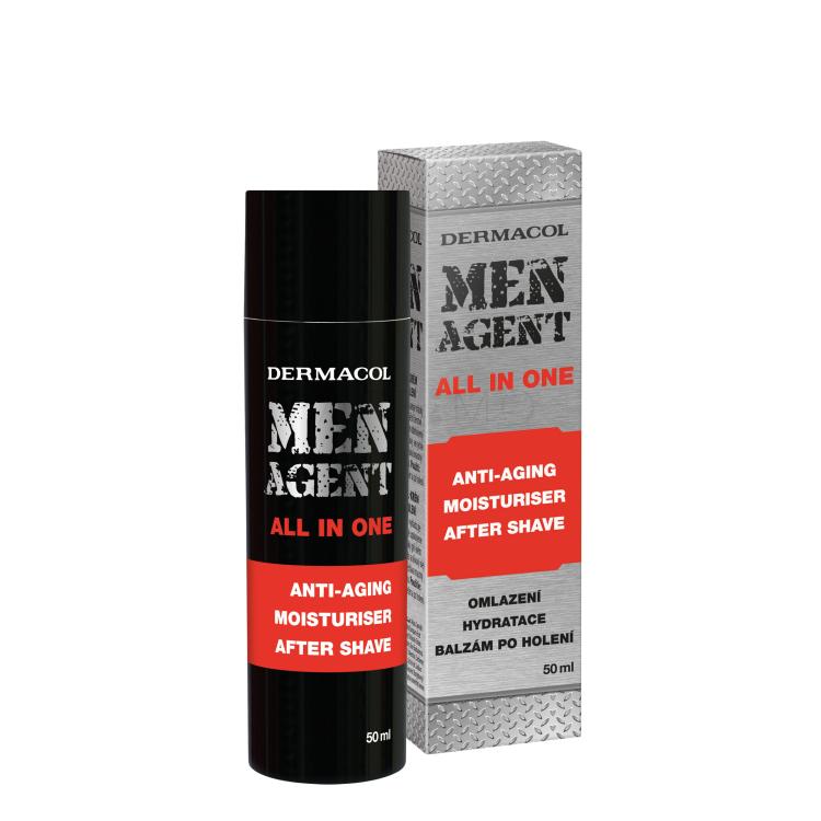 Dermacol Men Agent Anti-Aging Moisturiser After Shave All In One Balzam nakon brijanja za muškarce 50 ml