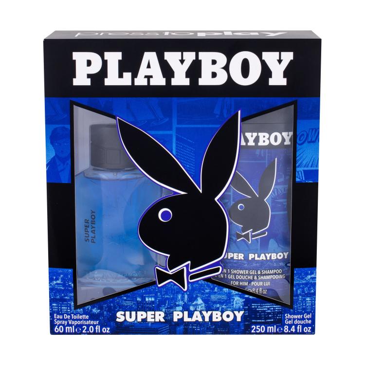 Playboy Super Playboy For Him Poklon set toaletna voda 60 ml + gel za tuširanje 250 ml
