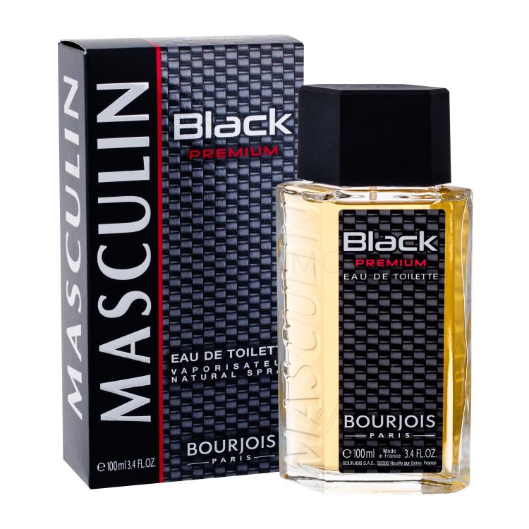 BOURJOIS Paris Masculin Black Premium Toaletna voda za muškarce 100 ml