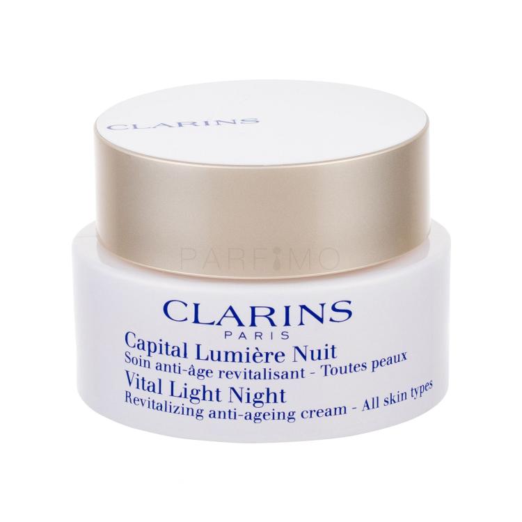 Clarins Vital Light Noćna krema za lice za žene 50 ml oštećena kutija
