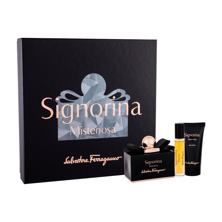 Salvatore Ferragamo Signorina Misteriosa Poklon set parfemska voda 100 ml + parfemska voda 10 ml + losion za tijelo 50 ml
