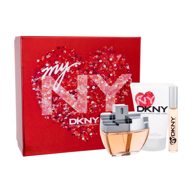 DKNY DKNY My NY Poklon set parfemska voda 100 ml + losion za tijelo 100 ml + parfemska voda roll-on 10 ml