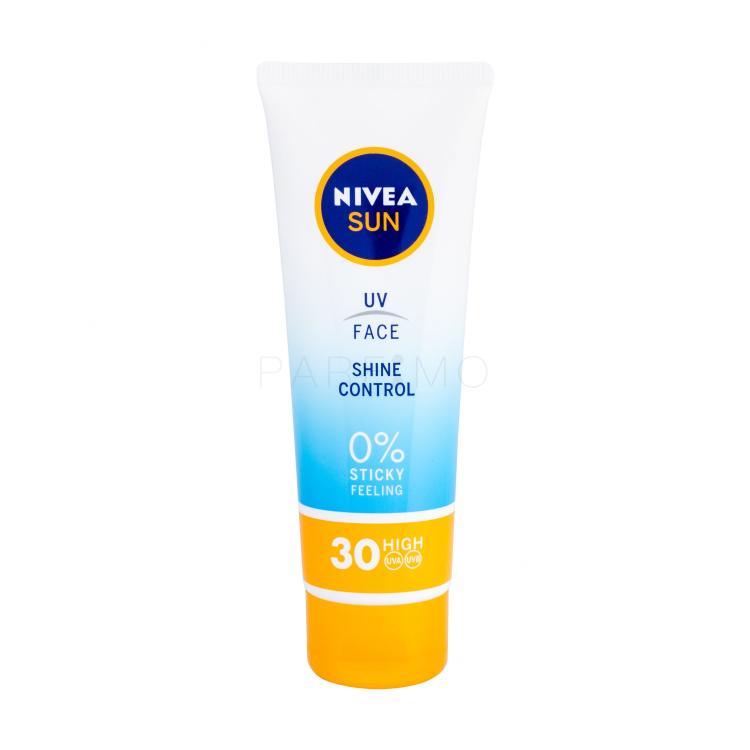 Nivea Sun UV Face Shine Control SPF30 Proizvod za zaštitu lica od sunca za žene 50 ml