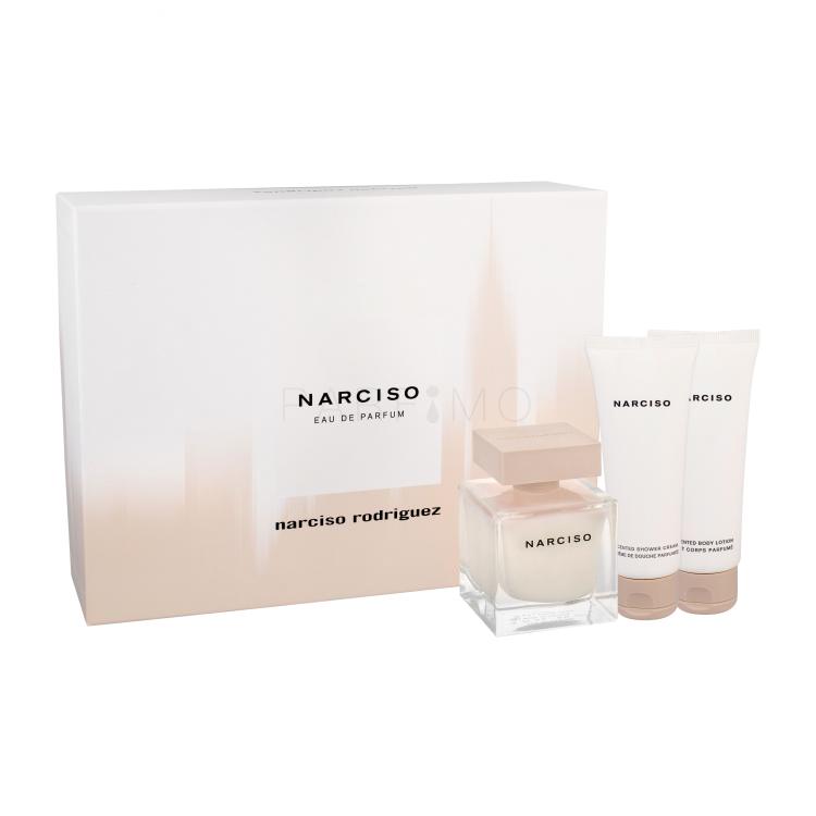 Narciso Rodriguez Narciso Poklon set parfemska voda 90 ml + losion za tijelo 75 ml + krema za tuširanje 75 ml
