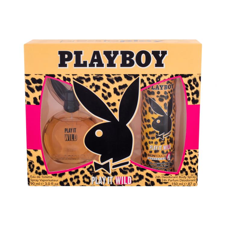 Playboy Play It Wild For Her Poklon set toaletna voda 90 ml + dezodorans 150 ml