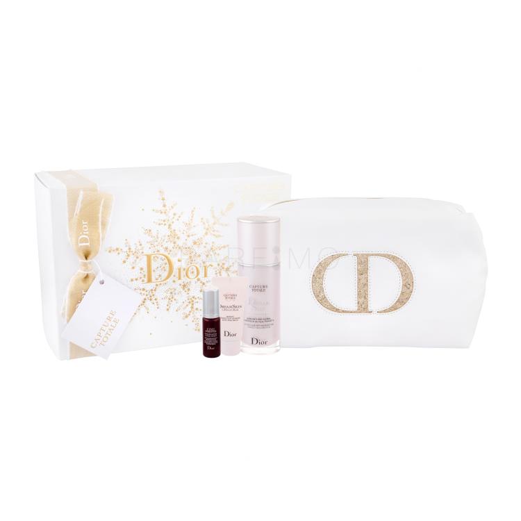 Christian Dior Capture Totale Dream Skin Poklon set pleťové sérum 50 ml + pleťová maska 15 ml + pleťové sérum One Essential Skin Boosting 7 ml + kosmetická taška