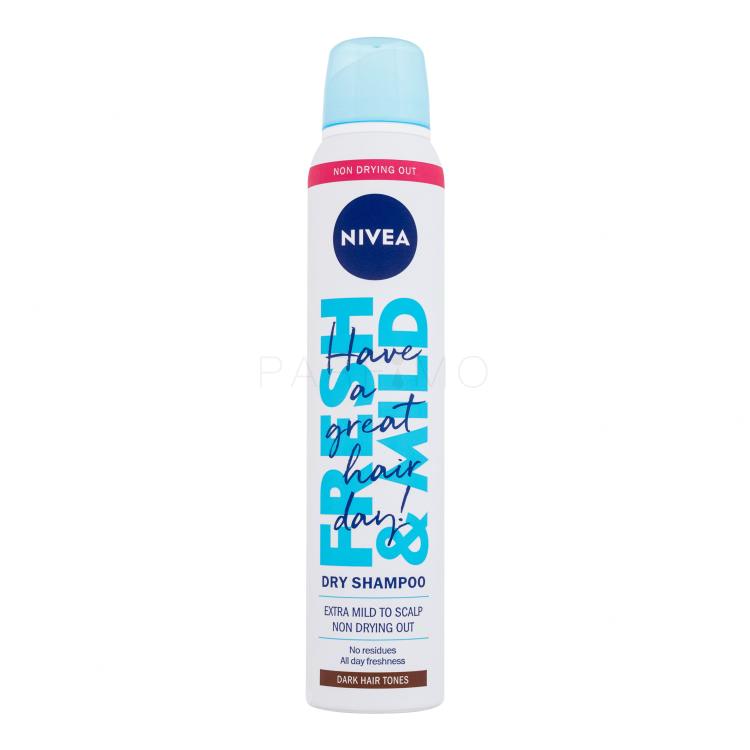 Nivea Fresh &amp; Mild Dark Hair Tones Suhi šampon za žene 200 ml