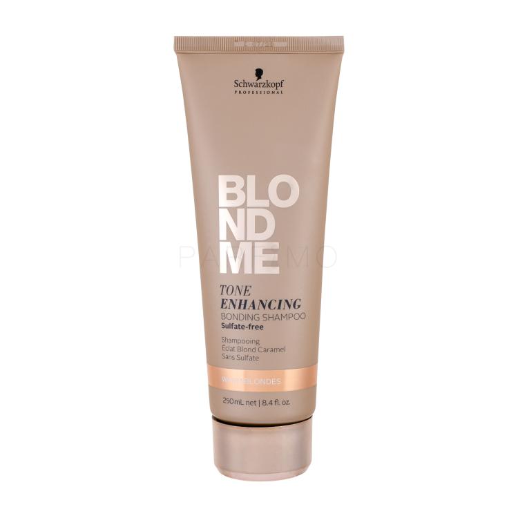 Schwarzkopf Professional Blond Me Tone Enhancing Bonding Shampoo Šampon za žene 250 ml Nijansa Warm Blondes