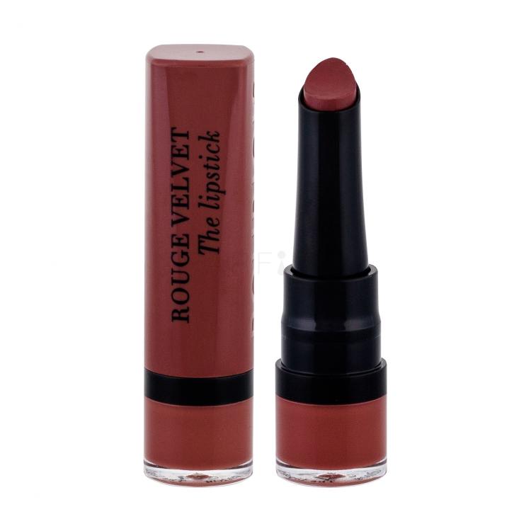 BOURJOIS Paris Rouge Velvet The Lipstick Ruž za usne za žene 2,4 g Nijansa 24 Pari´sienne