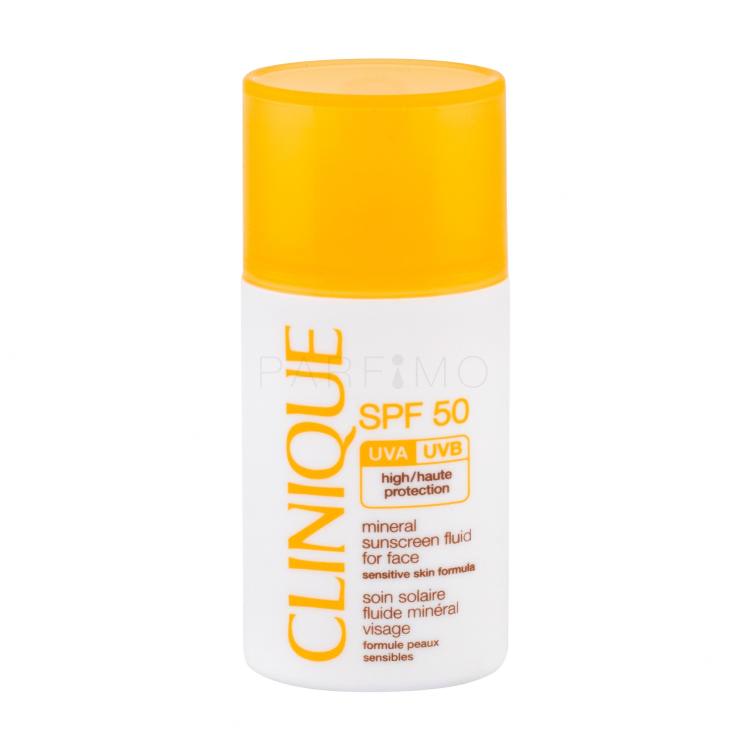 Clinique Sun Care Mineral Sunscreen Fluid For Face SPF50 Proizvod za zaštitu lica od sunca za žene 30 ml