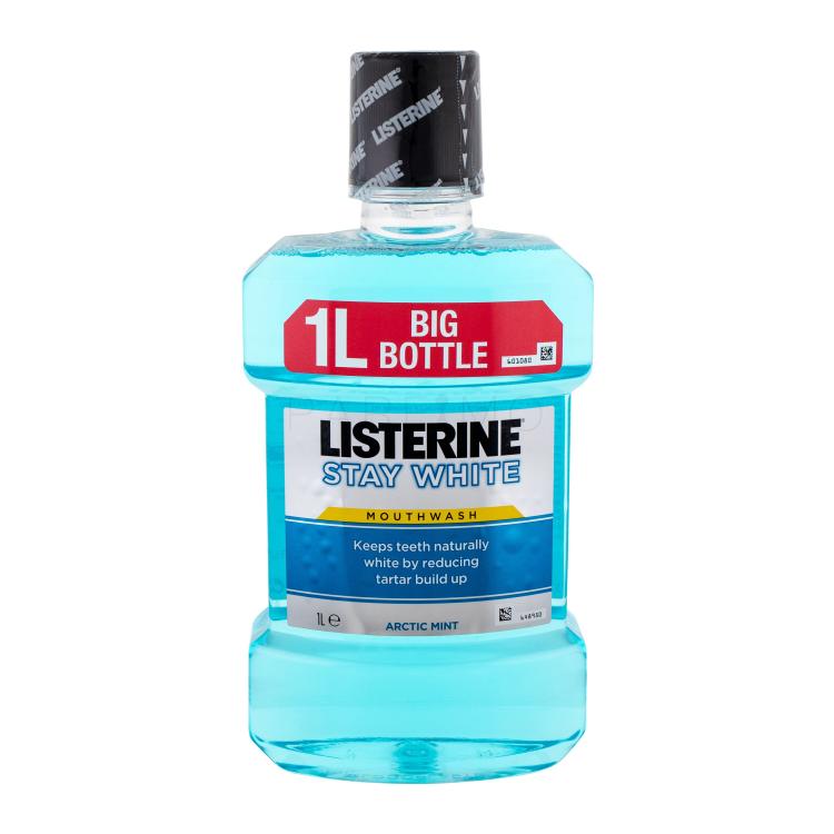 Listerine Stay White Mouthwash Vodice za ispiranje usta 1000 ml