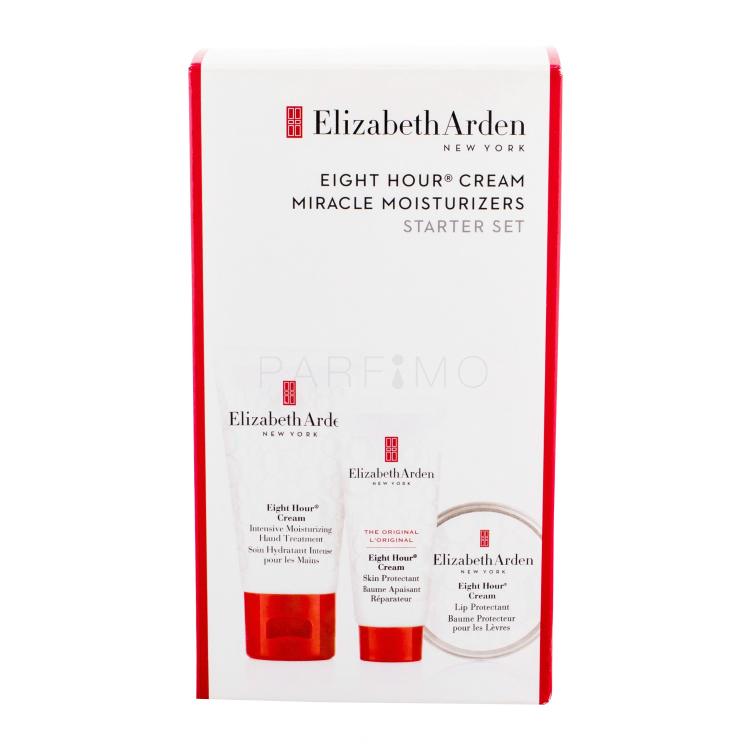 Elizabeth Arden Eight Hour Cream Poklon set krema za ruke 30 ml + zaštitna krema Skin Protectant 15 ml + balzam za usne Lip Protectant 14,6 ml