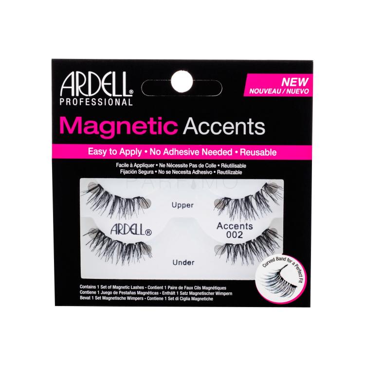 Ardell Magnetic Accents 002 Umjetne trepavice za žene 1 kom Nijansa Black
