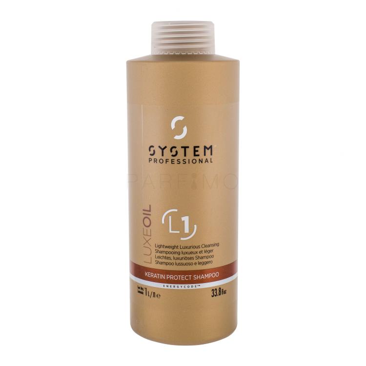 System Professional Luxe Oil Keratin Protect L1 Šampon za žene 1000 ml