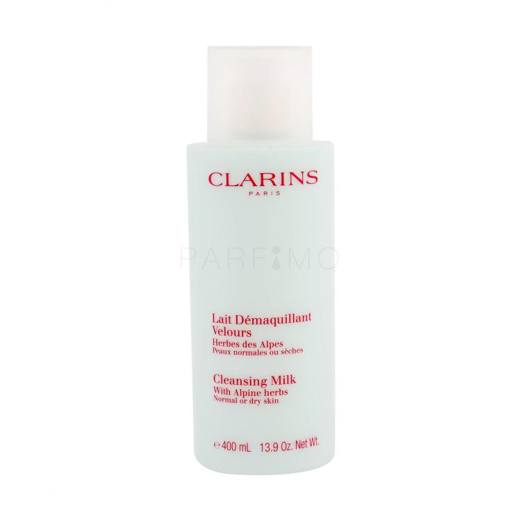 Clarins Cleansing Milk With Alpine Herbs Dry/Normal Mlijeko za čišćenje lica za žene 400 ml