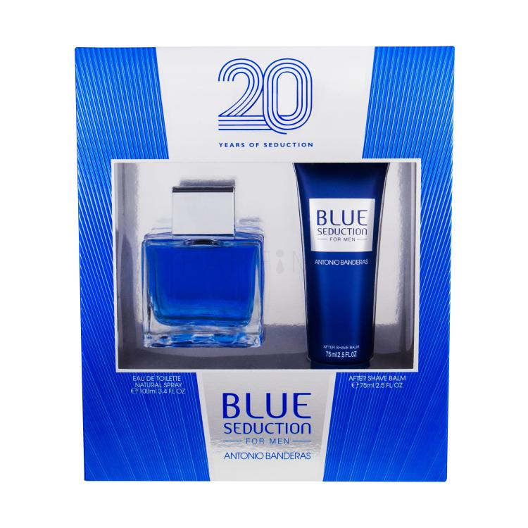 Antonio Banderas Blue Seduction Poklon set toaletna voda 100 ml + balzam nakon brijanja 75 ml
