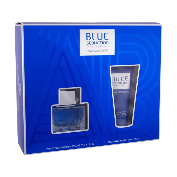 Antonio Banderas Blue Seduction Poklon set toaletna voda 50 ml + balzam nakon brijanja 50 ml