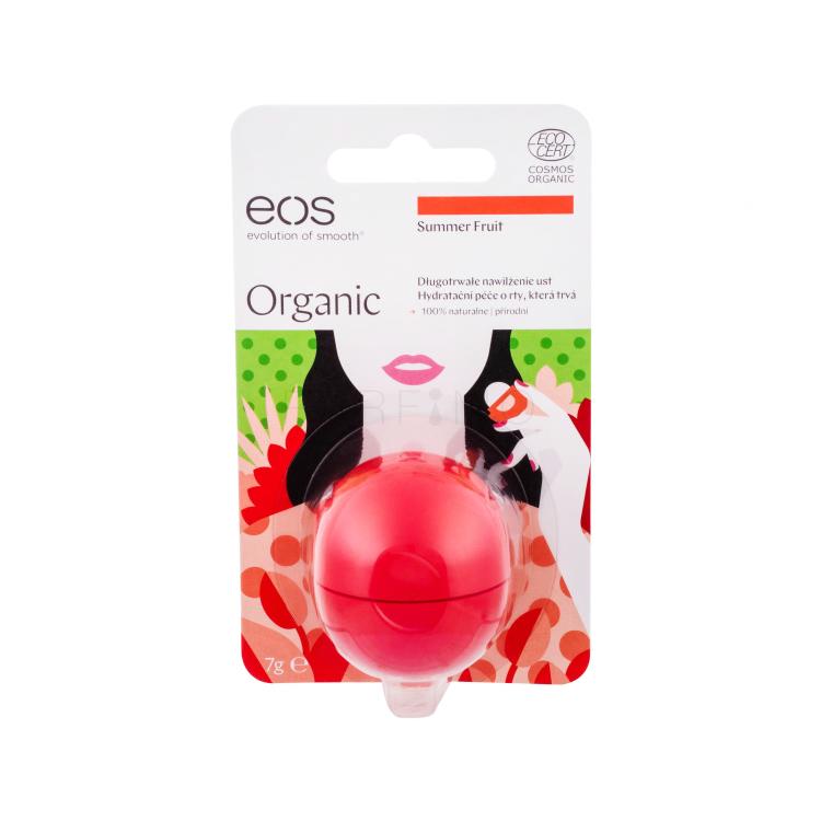 EOS Organic Balzam za usne za žene 7 g Nijansa Summer Fruit