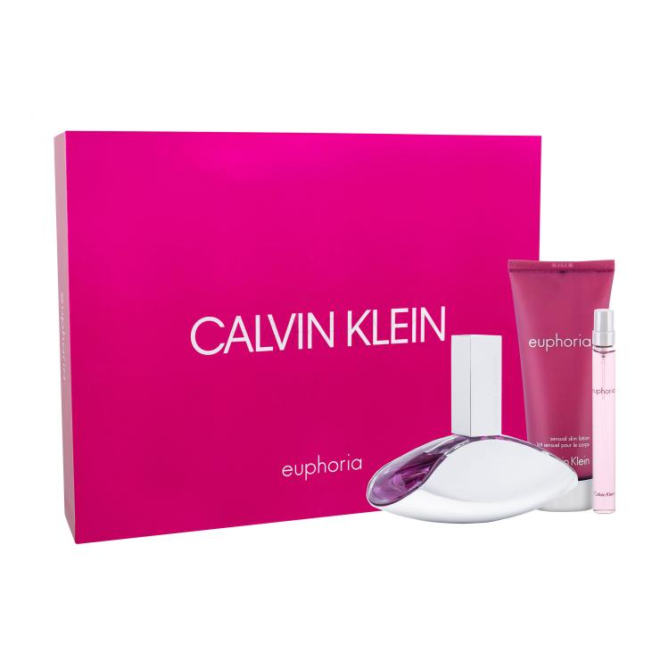 Calvin Klein Euphoria Poklon set EDP 50 ml + losion za tijelo 100 ml + EDP roll-on s kuglicom 10 ml