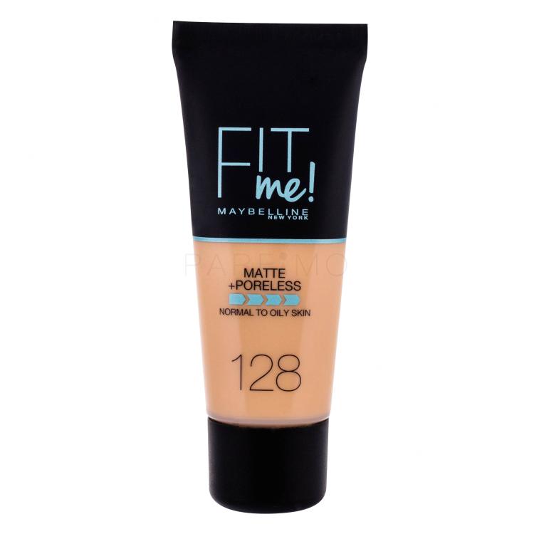 Maybelline Fit Me! Matte + Poreless Puder za žene 30 ml Nijansa 128 Warm Nude
