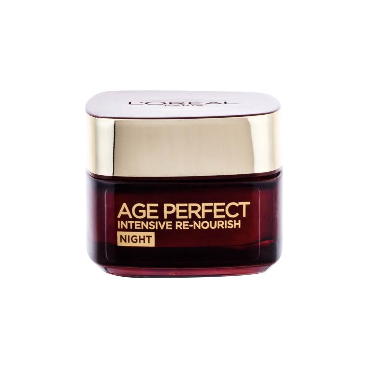 L&#039;Oréal Paris Age Perfect Intensive Re-Nourish Noćna krema za lice za žene 50 ml
