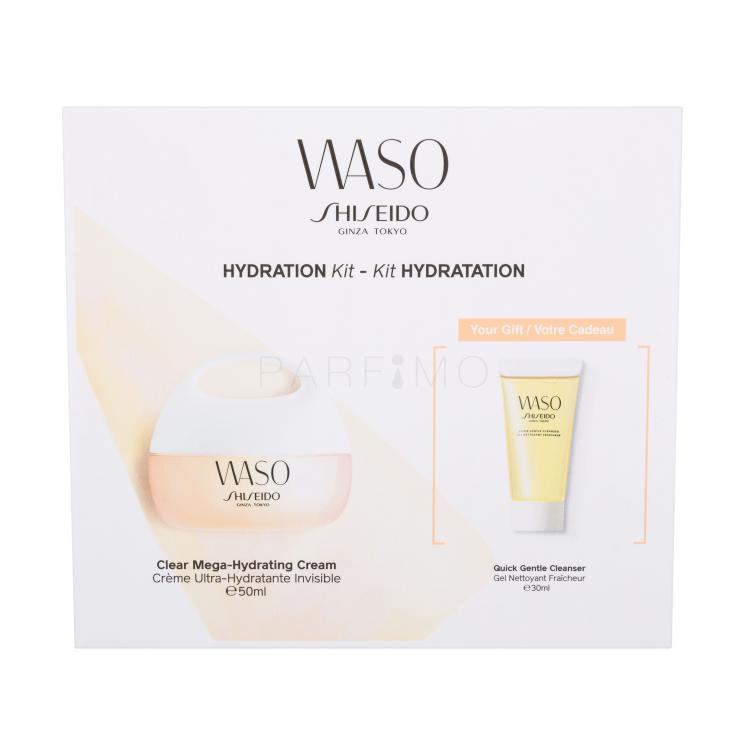 Shiseido Waso Clear Mega Poklon set dnevna krema 50 ml + gel za čišćenje lica Quick Gentle Cleanser 30 ml