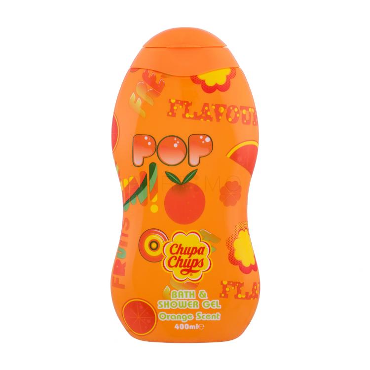 Chupa Chups Bath &amp; Shower Orange Scent Gel za tuširanje za djecu 400 ml