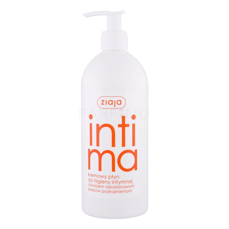Ziaja Intimate Creamy Wash With Ascorbic Acid Kozmetika za intimnu njegu za žene 500 ml