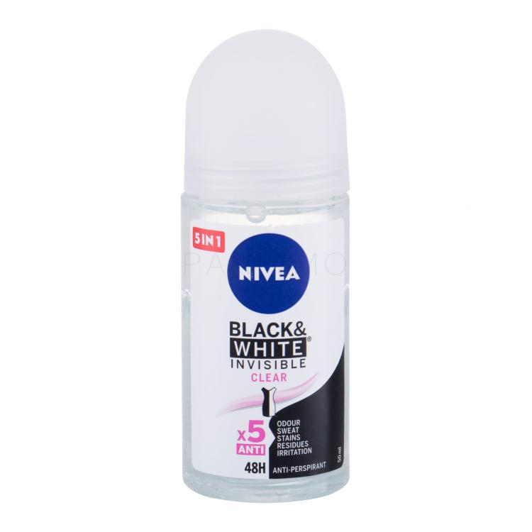 Nivea Black &amp; White Invisible 48h Antiperspirant za žene 50 ml