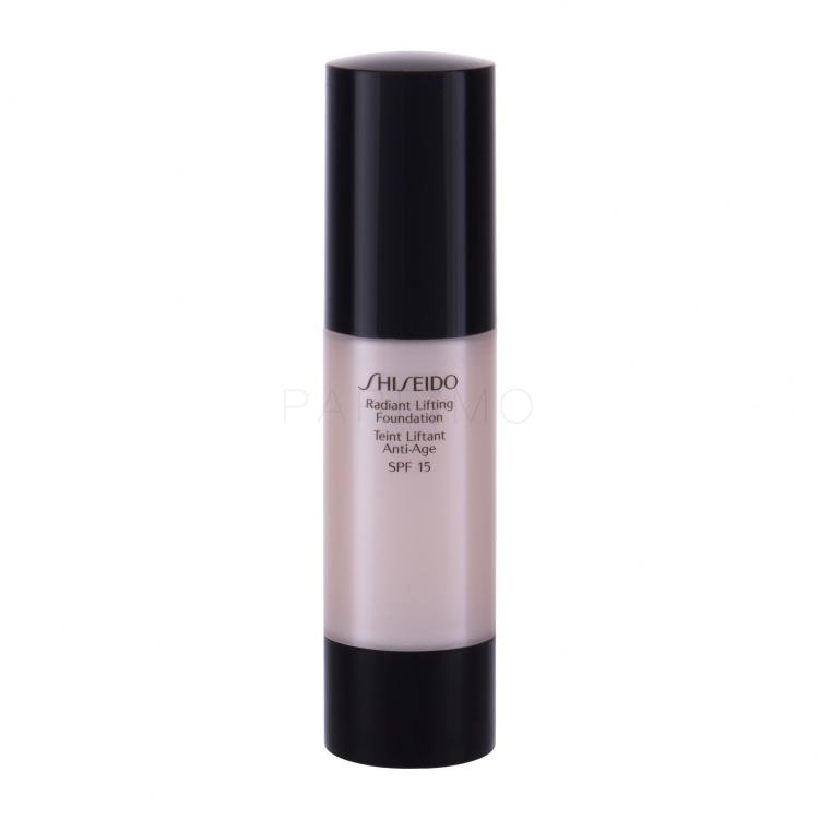 Shiseido Radiant Lifting Foundation SPF15 Puder za žene 30 ml Nijansa 100 Very Light Ivory