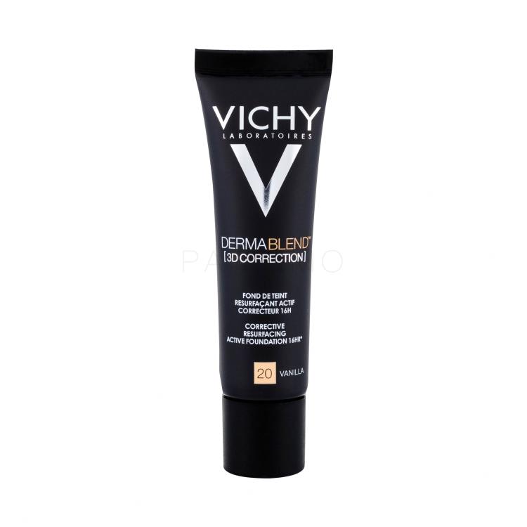 Vichy Dermablend™ 3D Antiwrinkle &amp; Firming Day Cream SPF25 Puder za žene 30 ml Nijansa 20 Vanilla