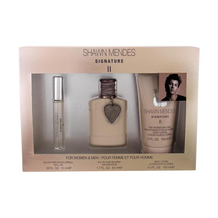 Shawn Mendes Signature II Poklon set parfémovaná voda 50 ml + parfémovaná voda roll - on 10 ml + tělové mléko 150 ml
