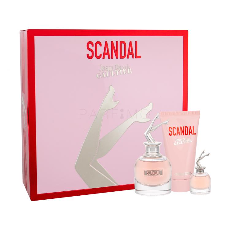 Jean Paul Gaultier Scandal Poklon set parfémovaná voda 50 ml + tělové mléko 75 ml + parfémovaná voda 6 ml