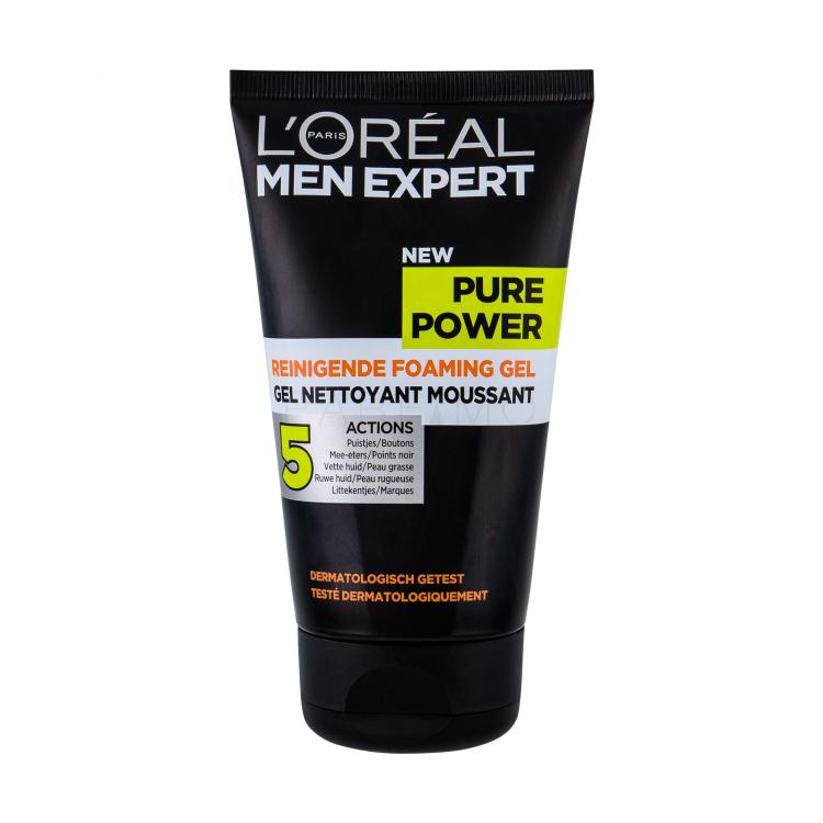 L&#039;Oréal Paris Men Expert Pure Power Charcoal Gel za čišćenje lica za muškarce 150 ml